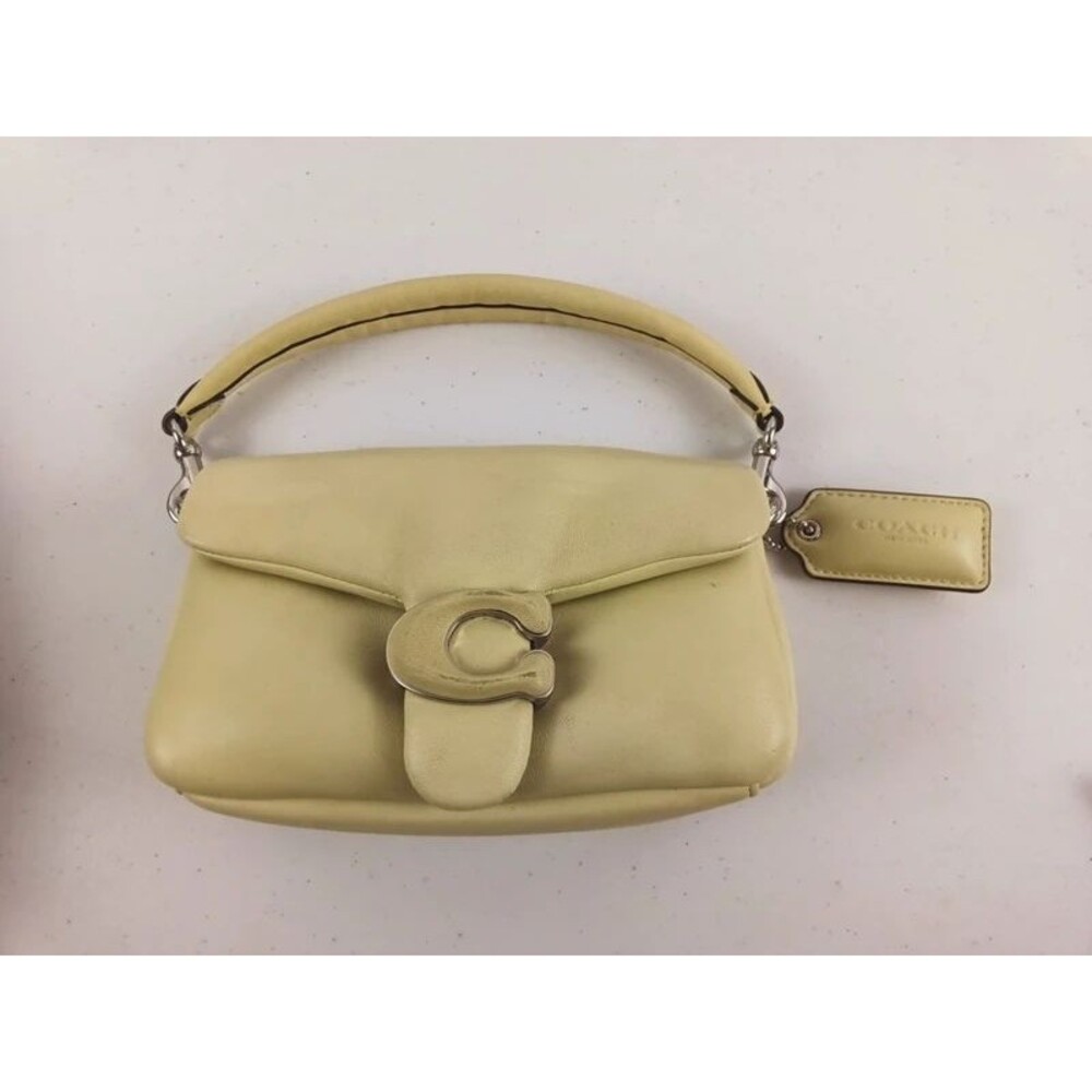 Coach Tabby 18 Pillow #C3880 Pale Lime Nappa Leather Small Handbag